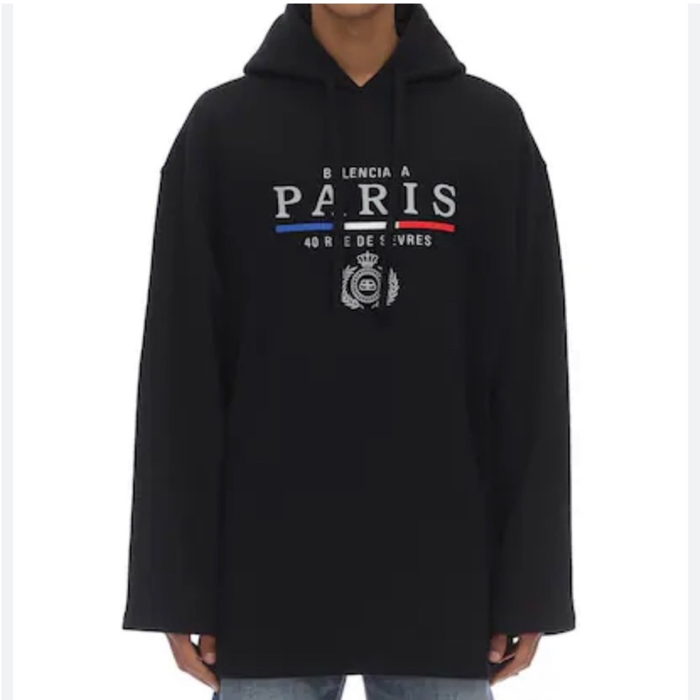 BALENCIAGA 2019 Pars Flag Hoodie